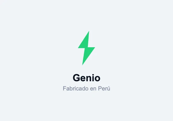 Cargador Genio Porta (GPAC-3.7) en Perú