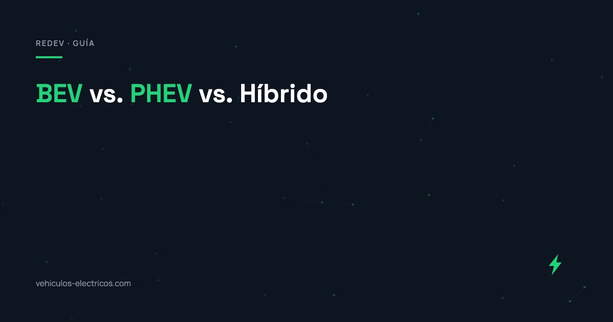 Comparativa BEV vs PHEV vs híbrido en Perú — guía RedEV