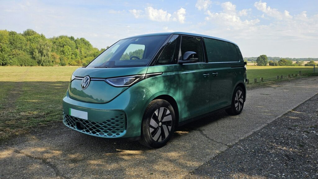 Van eléctrica de carga urbana, similar al concepto del Olinia Carga mexicano